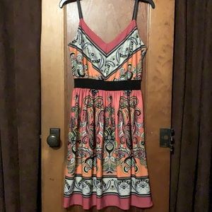 Like new, Maurices midi dress w/straps, medium.